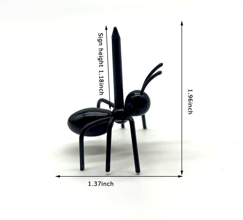 Cute Ant Toothpick Fruit Dessert Fork Ant Mini Cake Dinner Fork Party Decoration Fruit Dessert Fork Can Be Reused — Amazon image 3