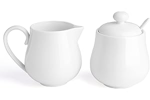 Sweese 12 Ounce Porcelain Sugar and Creamer Set: An Elegant and Practical...