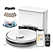 ILIFE A30 Pro Aspiradora y Trapeador, Estación de Autovaciado para 60 Días, Succión 5000Pa, Navegación LiDAR, WiFi 2.4G/App/Alexa/Control Remoto, Cepillo Rodillo para Alfombras y Suelos Duros