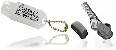 ExSilent Qleaf Lite- Personal Sound Amplifier and LIBERTY Hearing Aid Battery Keychain
