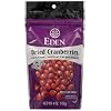Eden Foods - Organic Dried Cranberries Apple Sweetened - 4 oz.Pack of 2