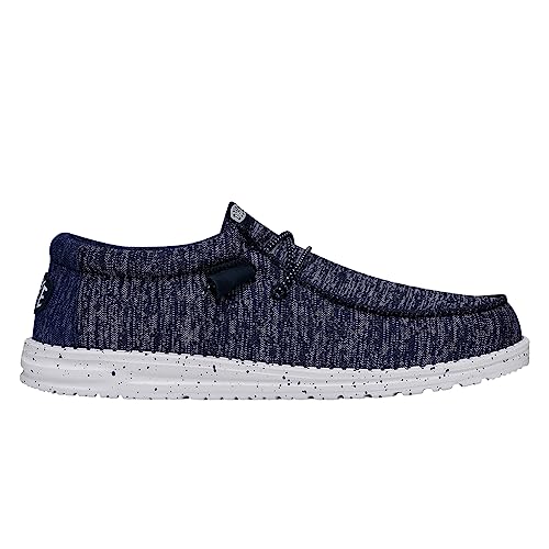 Image of HEYDUDE Wally Sport Knit | Men's Loafers | Men's Slip On Shoes | Comfortable & Light Weight
