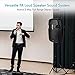 Pyle Karaoke Portable PA Speaker System - 1600W Active Powered Bluetooth Compatible Speaker, Rechargeable Battery, Easy Carry Wheels, USB MP3 RCA, FM Radio, 2 UHF Microphone, Remote - Pyle
