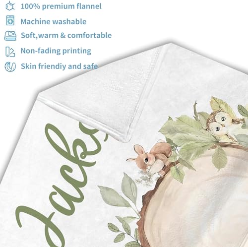 Image of Custom Baby Blanket,Personalized Blankets for Kids with Names,Customized Blankets with Name for Boy,Personalized Baby Blanket for Girl Customized Blanket,Gift for Birthday Christmas(60 inchX80 inch)