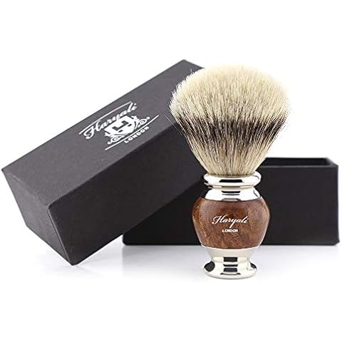 Haryali London Silver Tip Badger Hair Shaving Brush Cover