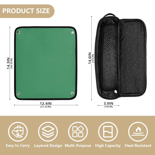 Bolso para plancha de pelo resistente al calor miniatura 4