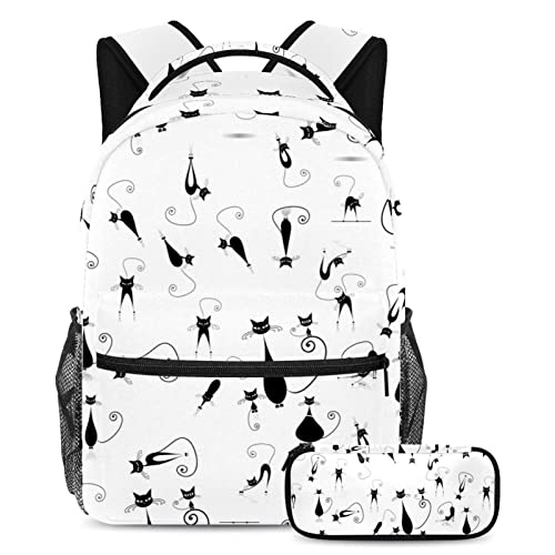 Sac à dos panda cool ensemble 2 pièces avec cartable enfants et voyage étudiants