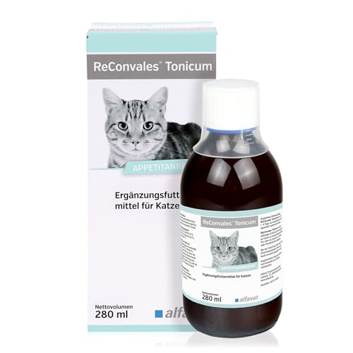 alfavet ReConvales Tonicum Katze, 280 ml, appetitanregendes Ergänzungsfuttermittel zur Rekonvaleszenz und bei Untergewicht
