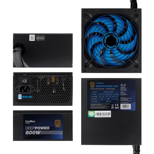 Bloc d'alimentation PC 800W ATX CoolBox DeepPower 80 Plus - 6