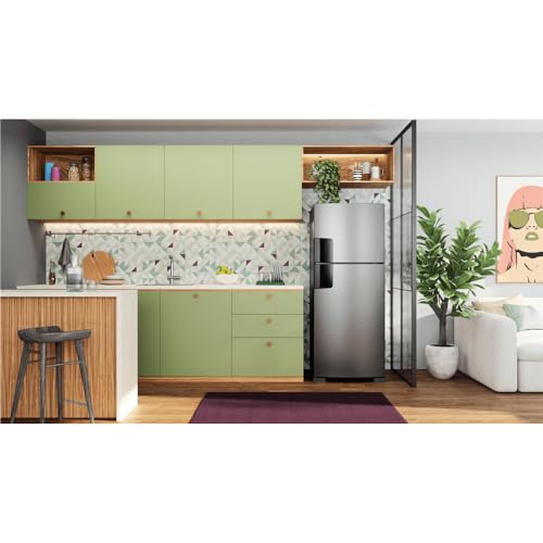 Geladeira frost free duplex Consul inox 410 litros – CRM50LK 220V