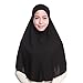 Daxin Muslim Hijab Amira Islamic Solid Soft Scarf Long Hejab Head Shawls