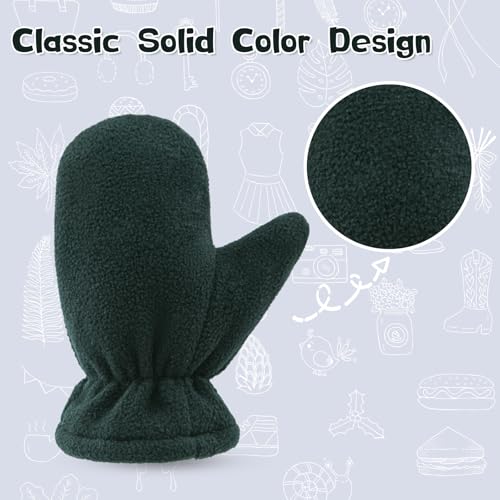 BAVST Baby Toddler Winter Mittens Girls Warm Fleece Lined Gloves Kids Sherpa Lined Mittens for Boys - Thumbnail 4
