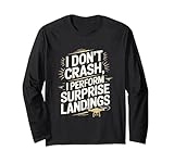 divertente drone pilota crash quadcopter maglia a manica