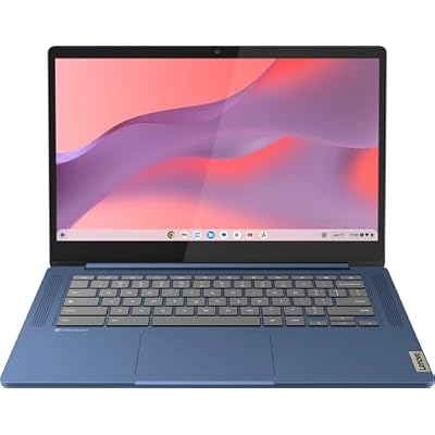 Lenovo Slim 3 Chromebook 14 FHD Touchscreen Laptop, MediaTek Kompanio 520 8-Core Processor, 4GB Memory, 64GB eMMC Storage, Wi-Fi 6, Bluetooth, Webcam, microSD Card Reader, Up to 13.5 Hours, ChromeOS