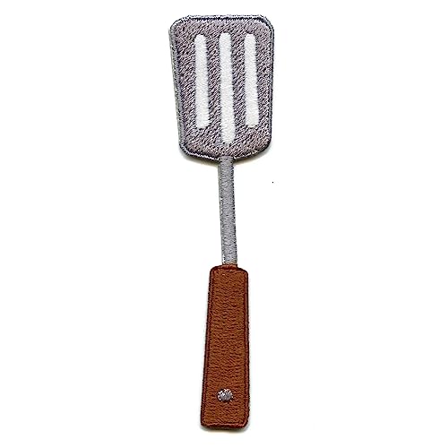 Spatula BBQ Utensil Embroidered Iron On Patch