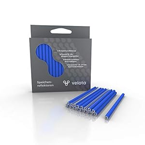 velota Fiets Spaak Reflector [36 Stuks] – 360° Zichtbaarheid – Reflecterend in het Donker – Reflectorset in de Kleur…