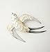 Comfy Hour 11" Silver Metal Art Swallow Wall Decor