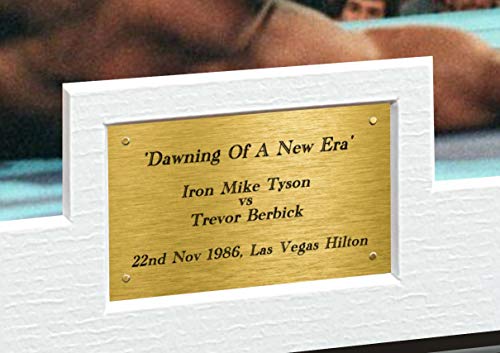 Kitbags & Lockers Mike Tyson Vs Trevor Berbick Reprint 'Dawning Of A New Era' 12X8 A4 Autographed Signed Photo Photograph Picture Frame Boxing Gift Poster #TOP1