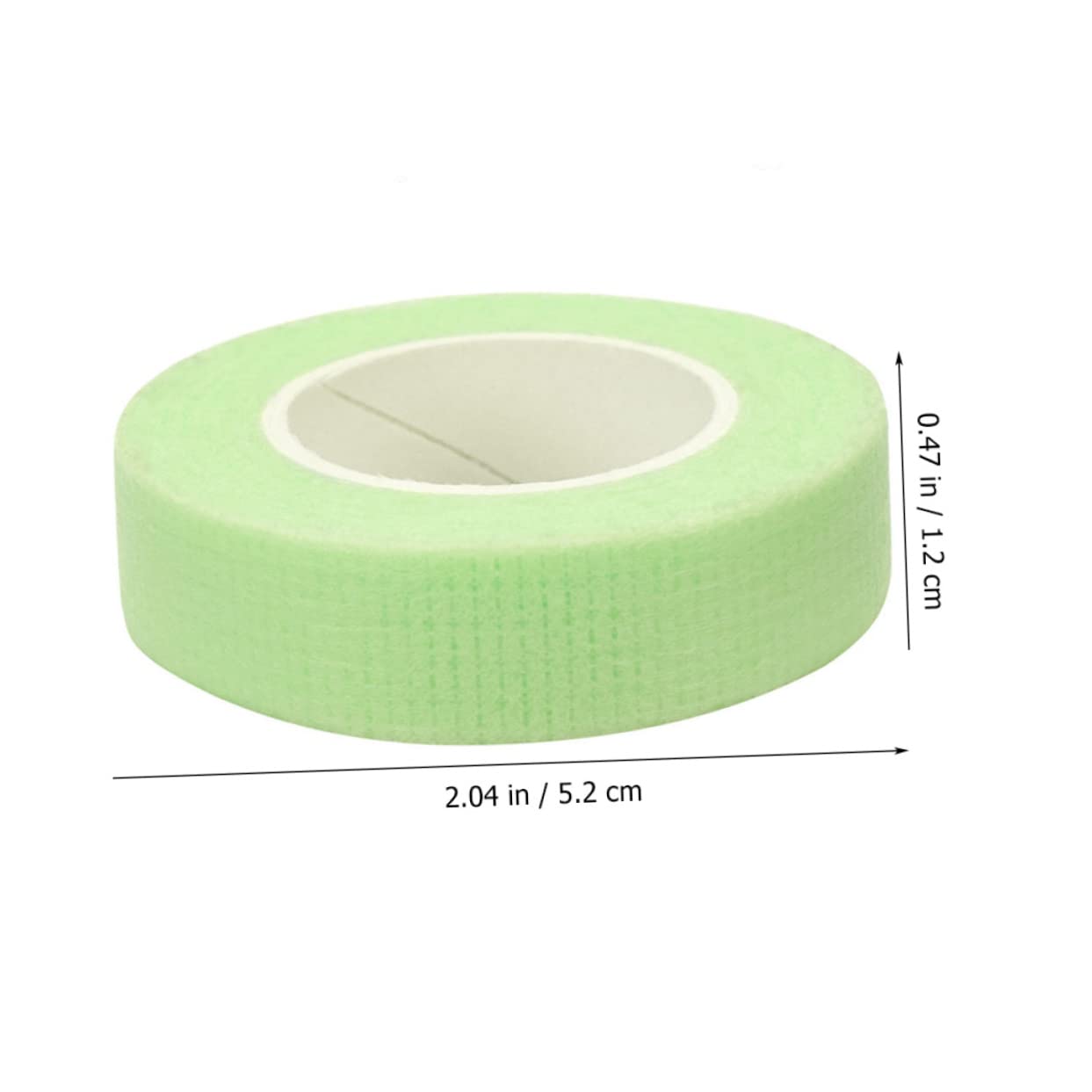 LIFKOME 30rolls Eyelash Extensions Tape Lash Extension Supplies Self-adhesive Fabric Tape Wide Green
