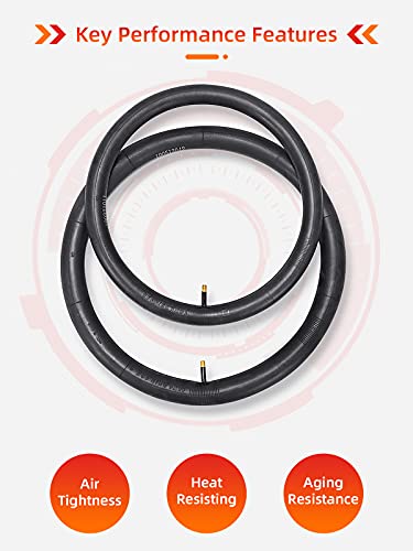 DRBIKE 20 Inch Bike Tube for 20 Inch Kids Bike Mountain Road BMX Bicycle Tire Tube Replacement Bike Inner Tube with 32mm Schrader Valve 1 Pack - Thumbnail 3