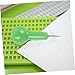 FOMIYES Blind Writing Pen Visually Impaired Pen Braille Teaching Braille Writer Stylus Braille Writing Braille Writing Tool for Blind Braille Glasses Learning Braille Green Plastic