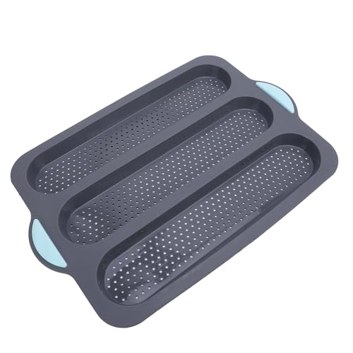 Naroote Pan de Pan Antiadherente, Sartén de Compacta Compacta Resistente Al Calor de la Cocina para la Cocina (3 cavidad)