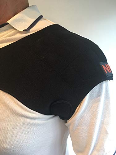 Shoulder Wrap By Nmt ~ Pain Relief For Women And Men, Arthritis, Joint, Support, Tear, Tendonitis, Sore, Rotator Cuff, Bursitis ~ New Design Fit ~ Adjustable Black Strap Device ~ Physical Therapy #TOP6