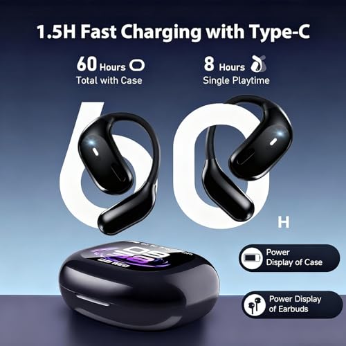 Image of AI Translation Earbuds Real Time, 169 Languages & 8 Offline Modes, 60H Playtime Language Translator Earbuds, Audifonos Traductores Ingles Espanol for Travel Business Learning(Black)