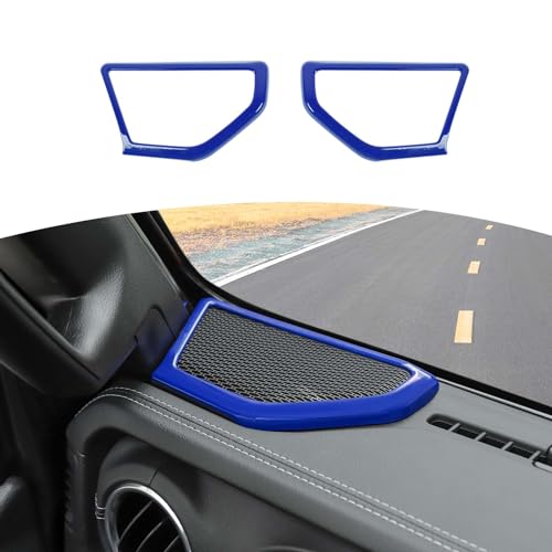 Garnitures de haut-parleur bleu kit de décoration pour Jeep JT