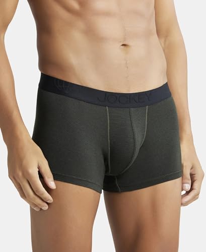Image of Jockey IC25 Men Tencel Micro Modal Cotton Elastane Stretch Solid Trunk with Natural StayFresh Properties