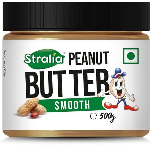 STRALIA Classic Peanut Butter Smooth 500g High Protein 25 g & Energy | Creamy |Zero Trans Fat | Zero Cholesterol | Vitamin B3 | Pet Jar Packing | For All (B0CJ9F9N8Y) Amazon Price History, Amazon Price Tracker