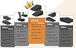 UNMERA Squat Wedge Block 6PCS Adjustable Non-slip Rubber Squat Ramp,squat Wedge For Heel Elevated Squat,Weight Lifting,Calf Stretcher, Deadlift Squat Improve Mobility Balance And Strength Performance | Squat wedge for heel-elevated training, deadlift