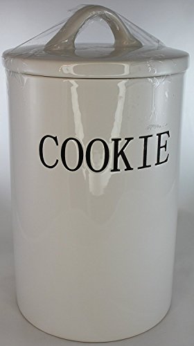 Over & Over Ceramic Stoneware Container Cookie Canister