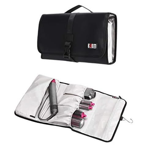BUBM Waterproof Travel Carrying Bag for Dyson Airwrap Styler, Portable Travel Organiser for Airwrap Styler and Attachments Cover