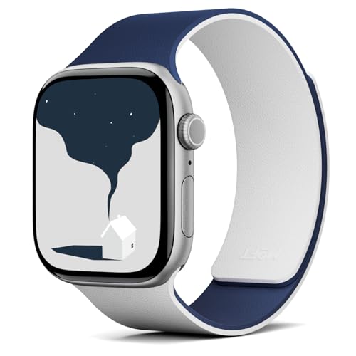 MOFT Snap Duo Watch Bands Compatible with Apple Watch, Quick Magnetic Wear, Duo-Color Design & Soft Silicone, iWatch Bands for Ultra 3/2/1, Series 11/