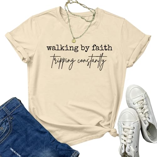 Weripoah Christian Shirts for Women Walking By...
