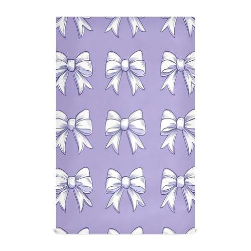 STAYTOP Beautiful Bow Tie Kitchen Dish Towel Set,1Pcs Drying Kitchen Towels Tea Towels Gift Set for Drying Cleaning Cooking Baking