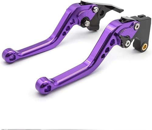 Levier de frein et d'embrayage moto en alu CNC violet pour Versys 1000 et Ninja