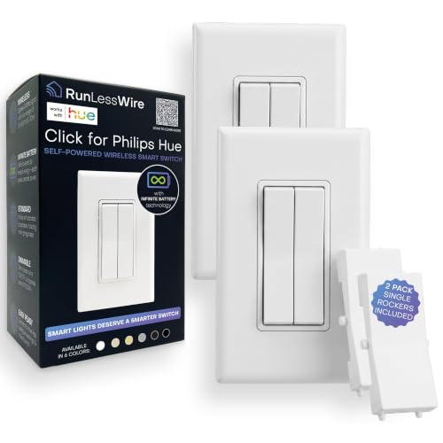 RunLessWire Click for Philips Hue (2-Pack)