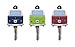 BRISA VW Collection - Volkswagen Key Cover Caps for Identifying Keys in T1 Bus Design (3-Piece Set)