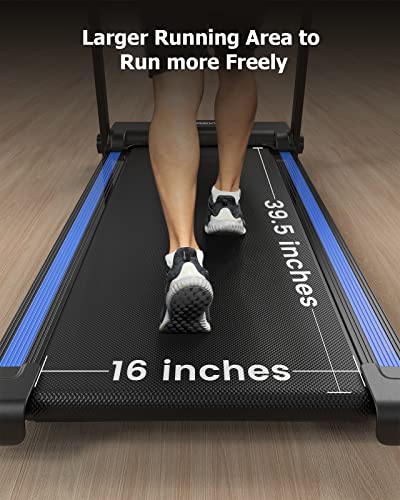 Image of UREVO Treadmill with Standing Desk Workstation, Walking Pad Treadmills for Home Office, Under Desk Compact Design Treadmill with HIIT Programs, Remote Control, LED Display