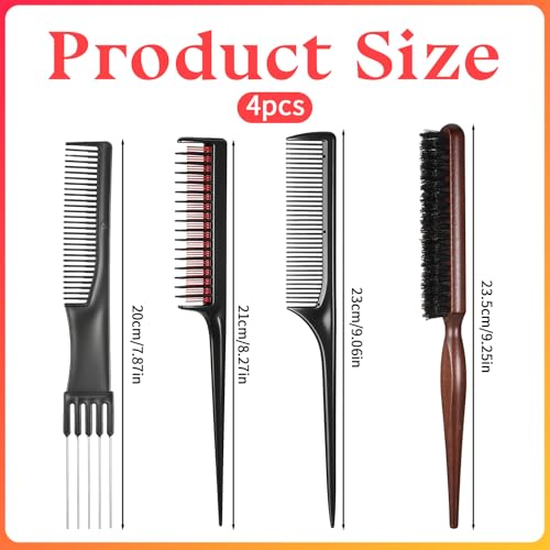 Set de 4 Peines para Peinar y Volumizar para Mujer miniatura 2