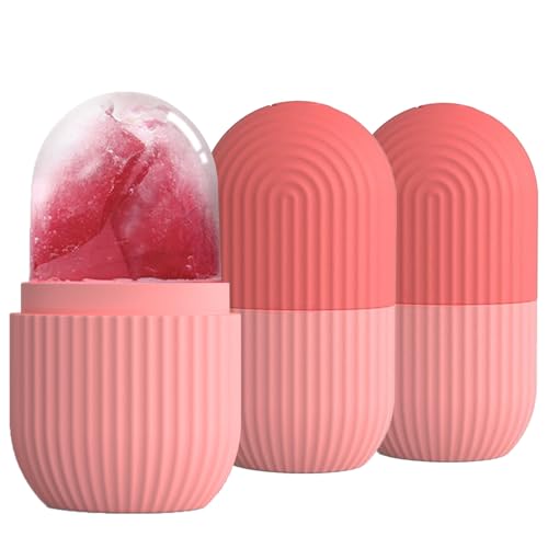 WBHLMZIR 3 Pack Ice Roller for Face Eyes Women Facial Depuffer,Skin Care,Ice Pack Neck Massager,Cooling &Soothing,Beauty Essentials (Blue)