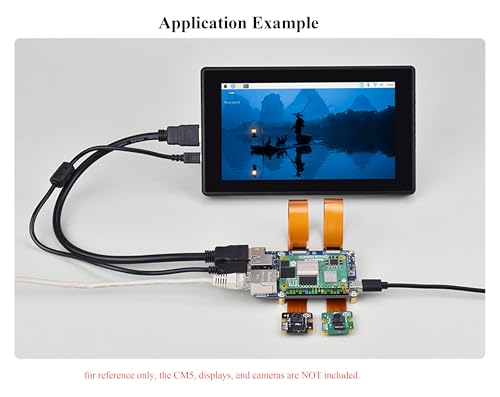 Mini Base Board Raspberry Pi Compute Module 5 carte compacte avec interface PCIe et 2xMIPI