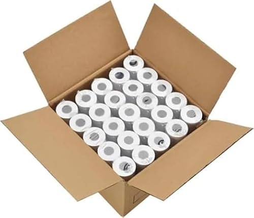 Premium Thermal Till Rolls | 80x80mm | 48gsm | 18mm Core | 50 Pack | Compatible with most POS
