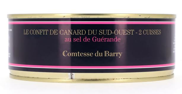 Comtesse du Barry - (Indicación Geográfica Protegida) Muslo de pato confitado con pimienta Espelette - lata de 775gr