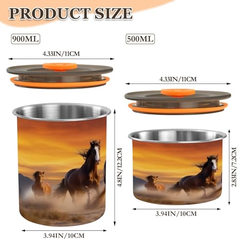 Envase de café hermético de acero inoxidable 17oz ATTX miniatura 2