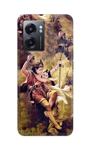 Image of Printed Hard Back Cover for Realme Narzo 50 5G Back Cover (Radha Krishna Love -J1) -190724(EA)