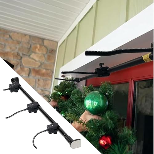 Support guirlande de porte sans perçage ajustable pour suspensions de Noël - 7