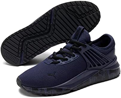 PUMA Men's PACER FUTURE DRIP Sneaker, PUMA Navy-PUMA Black, 10 | Image 6
